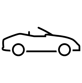 Car outline of a car graphic